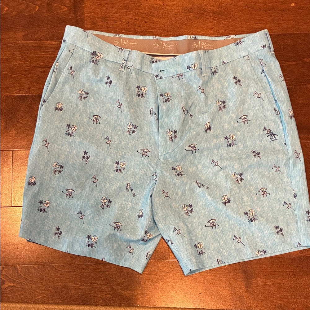 Original Penguin Light Blue Floral Men's Shorts